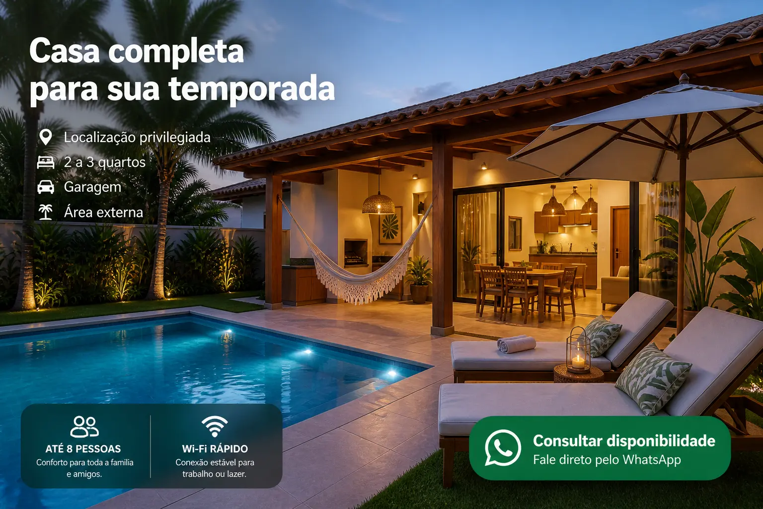 Área de lazer do Imóvel Sereno
